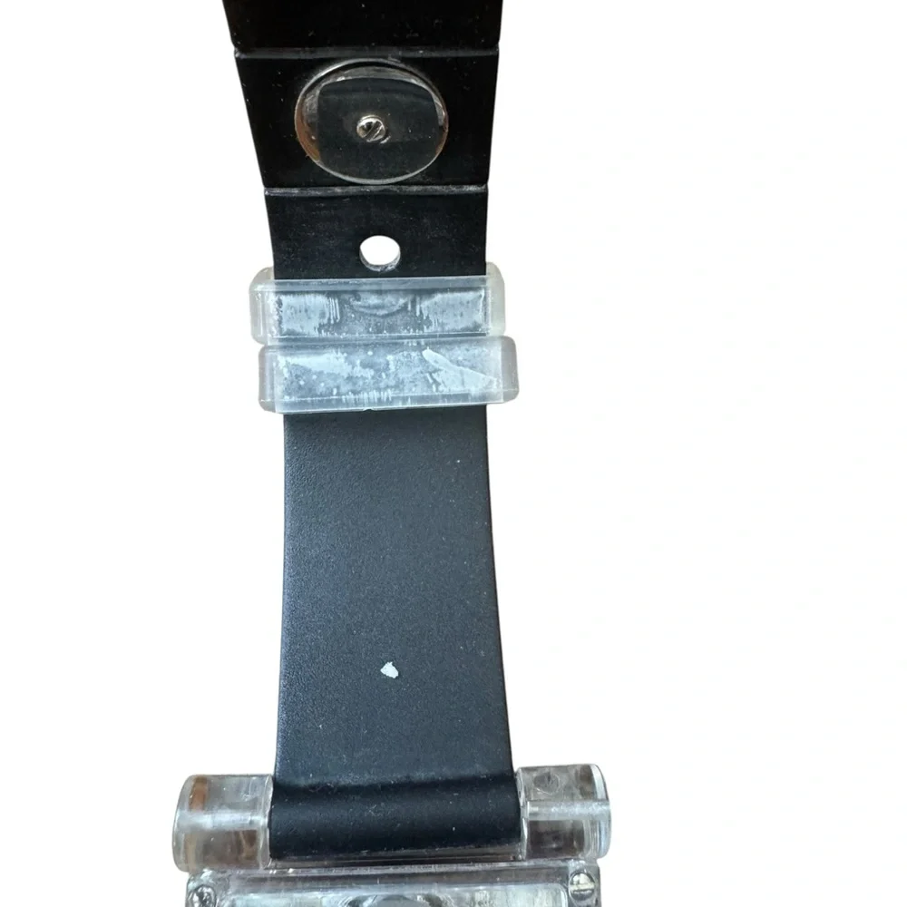 ELBA TEAM ET-380 LOCMAN WATCH - White/Gray Face, Black Band Needs Battery